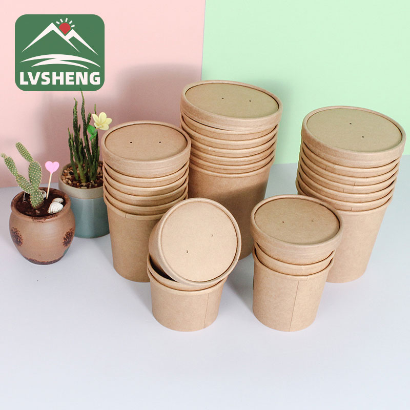 Kraft Paper Soup Cup